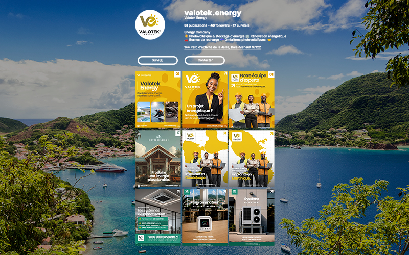 Lancement réseaux sociaux Valotek Energy